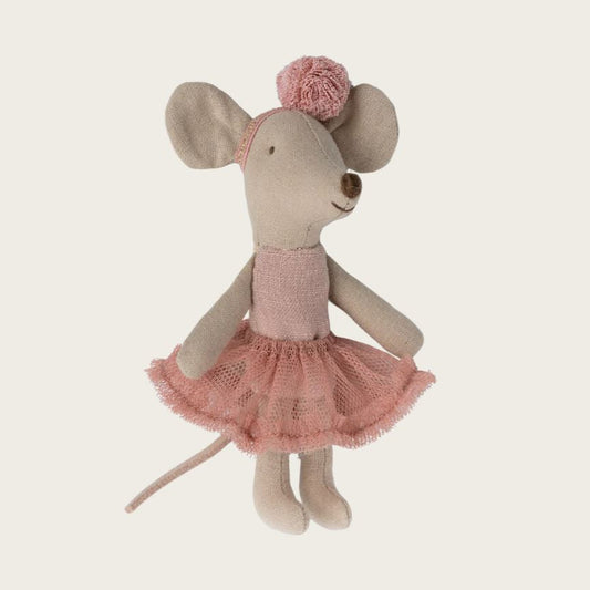 Maileg ballerinahiiri, roosan värinen tutu