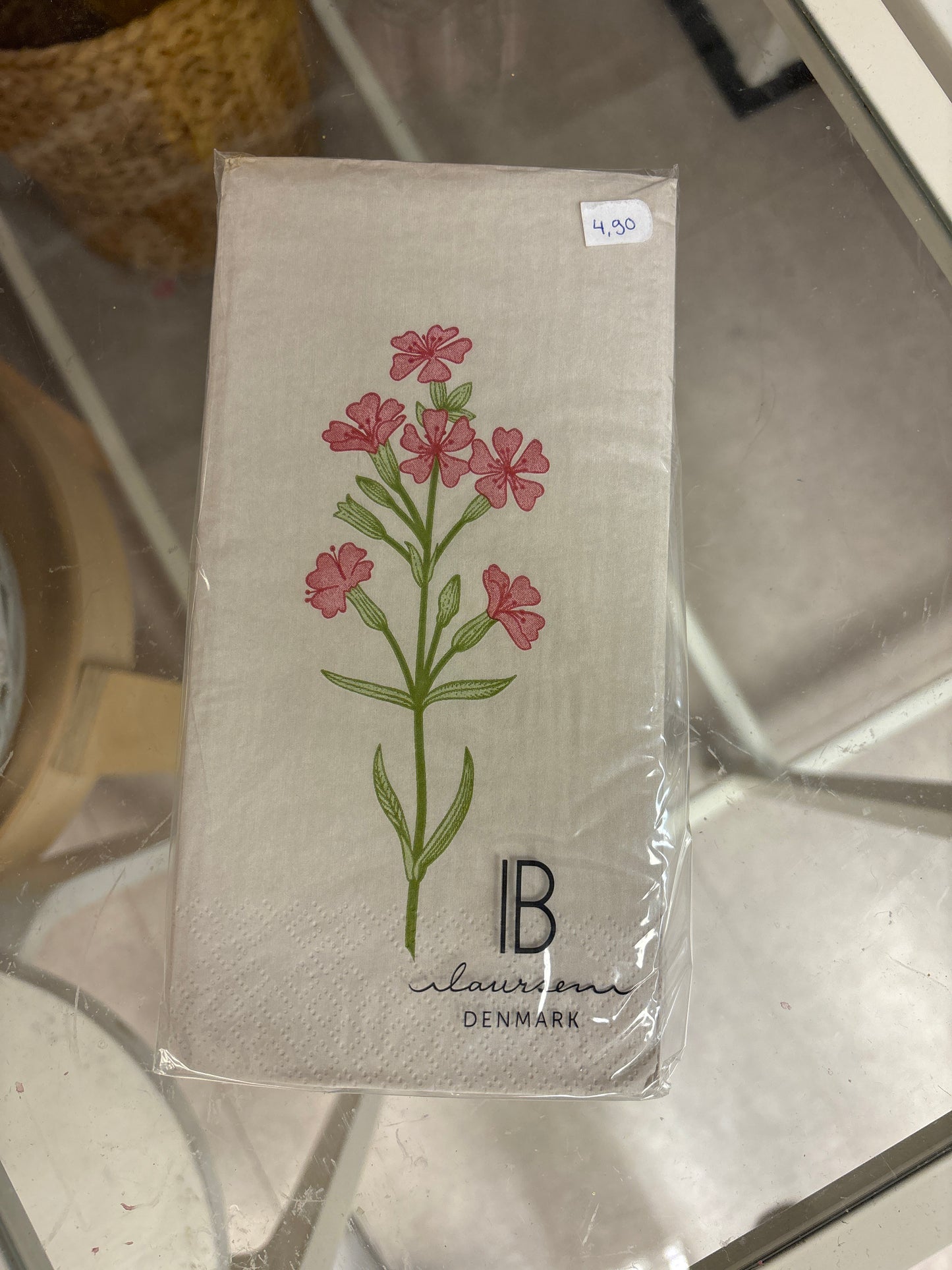 Ib Laursen, servetit, kukka