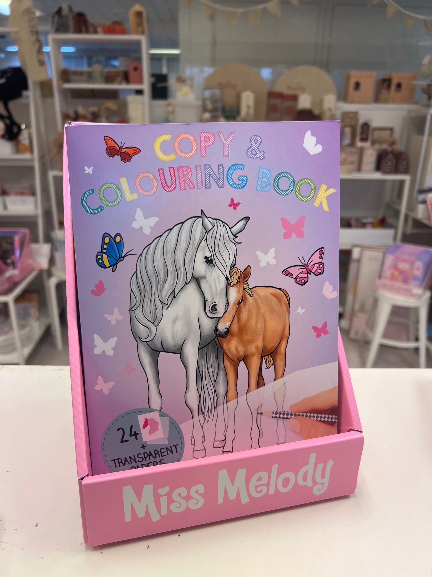 Miss Melody, Copy & Color Värityskirja hevoset
