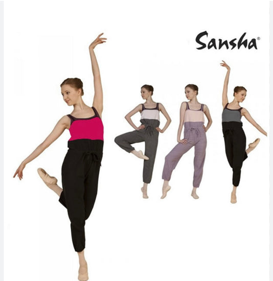 Sansha, vaaleanpunainen-kastanja Gammette, fleece lämmittelyhaalari