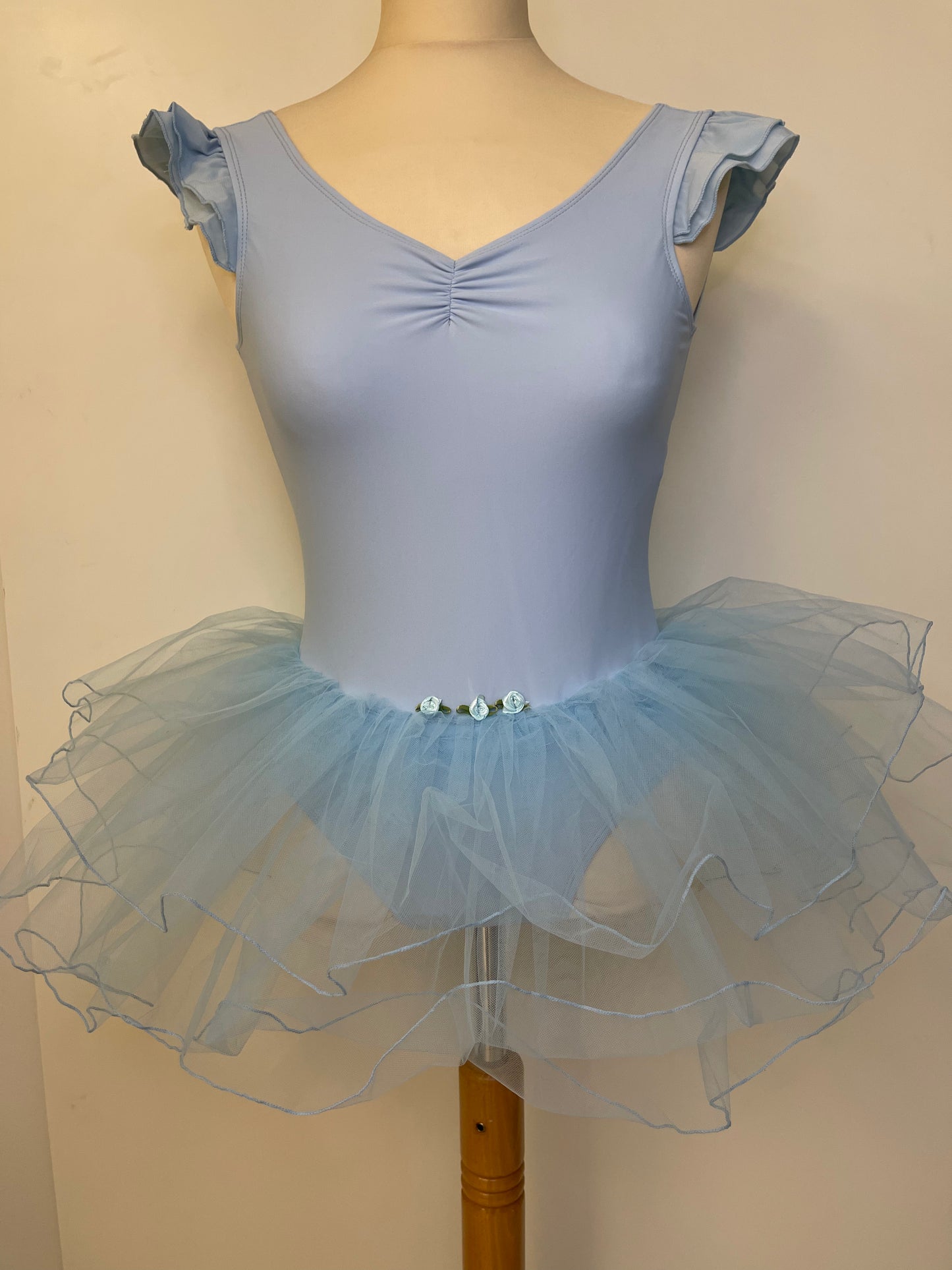 Sansha, lasten vaaleansininen tylliasu, Fleur