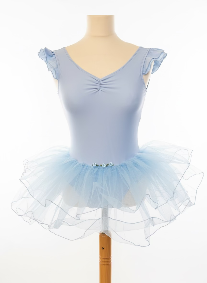 Sansha Fleur -lasten vaaleansininen tylliasu