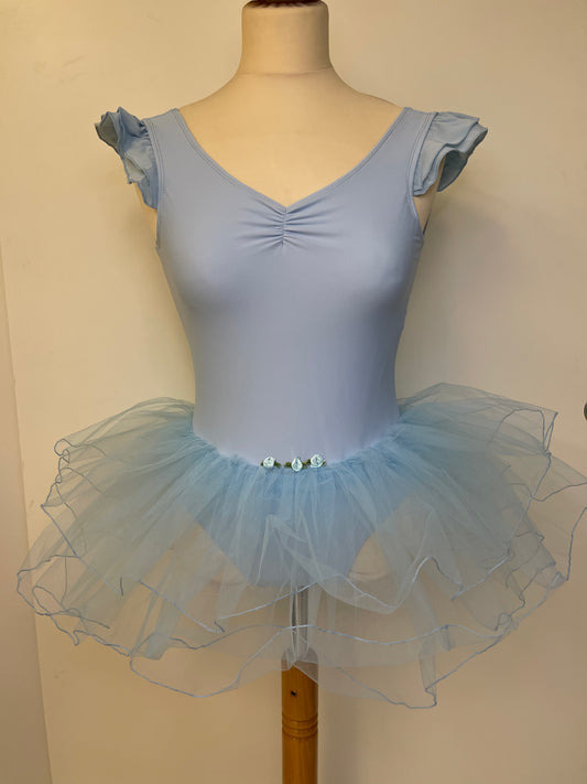 Sansha, lasten vaaleansininen tylliasu, Fleur