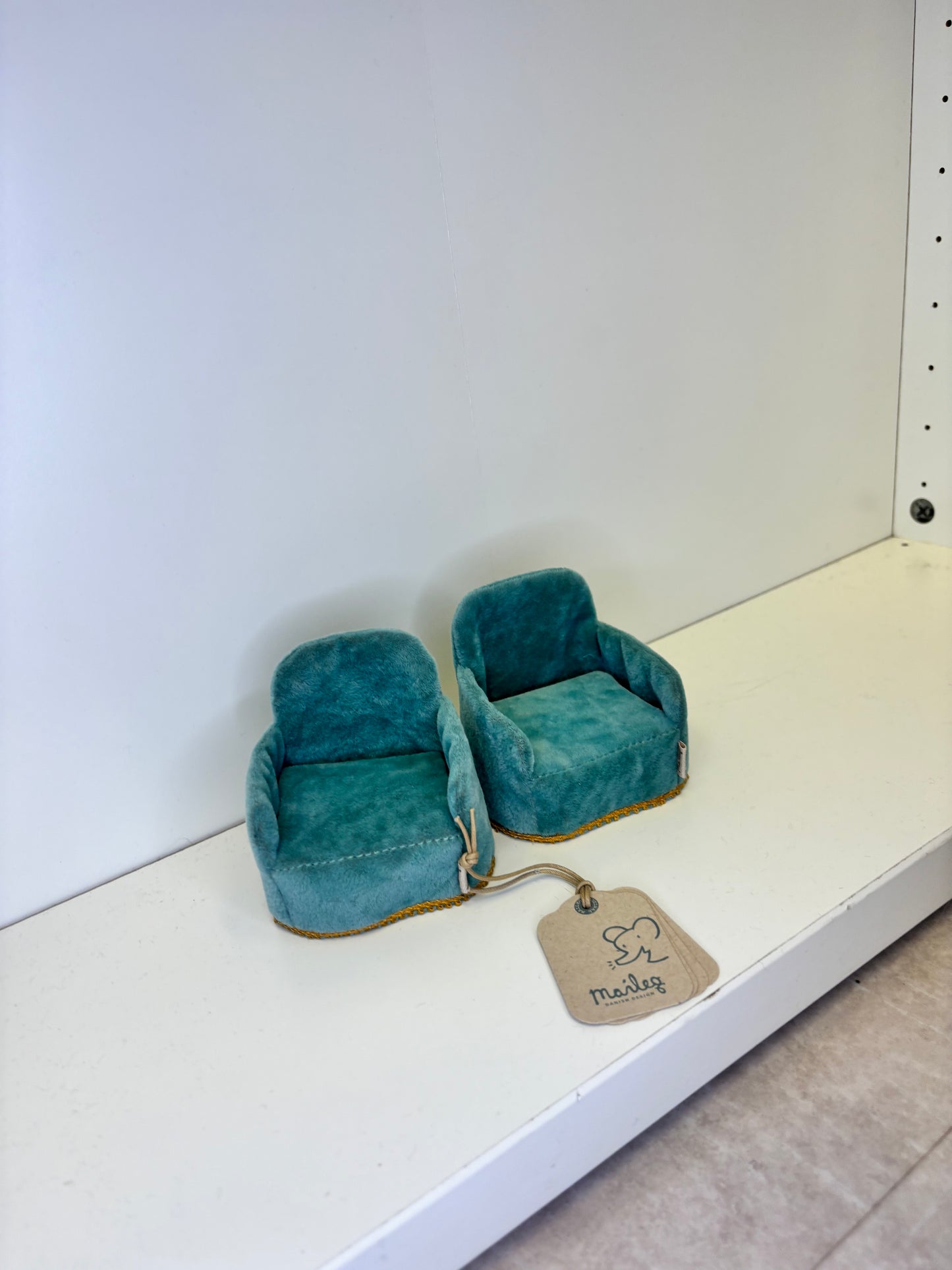 Maileg siniset nojatuolit 2 kpl