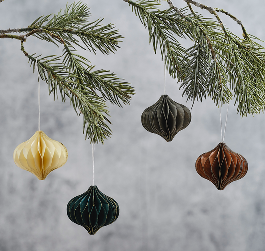 Ginger Ray, paperiset joulukoristeet