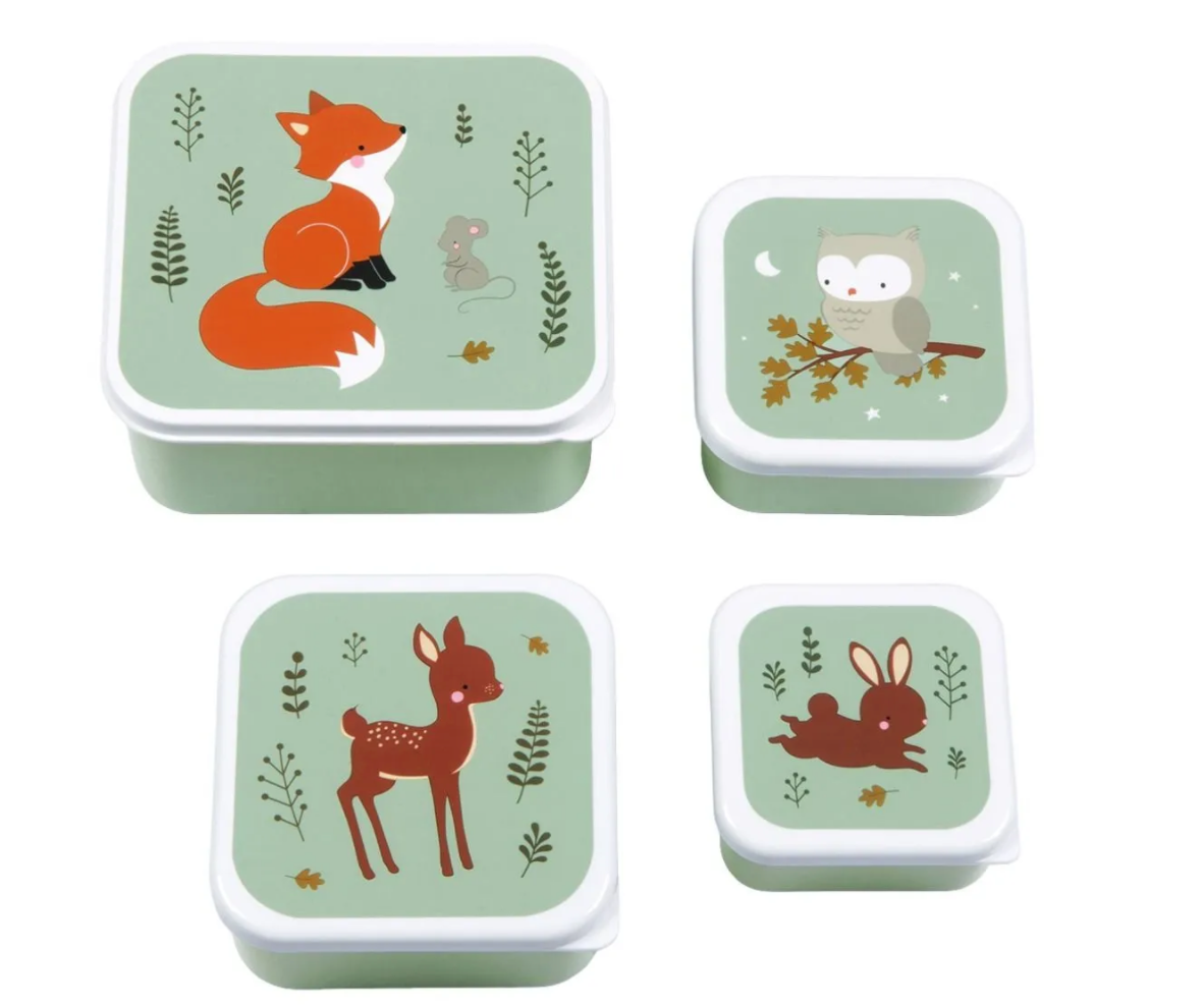 Eväsrasiat, 4 erilaista, metsänväki vihreä