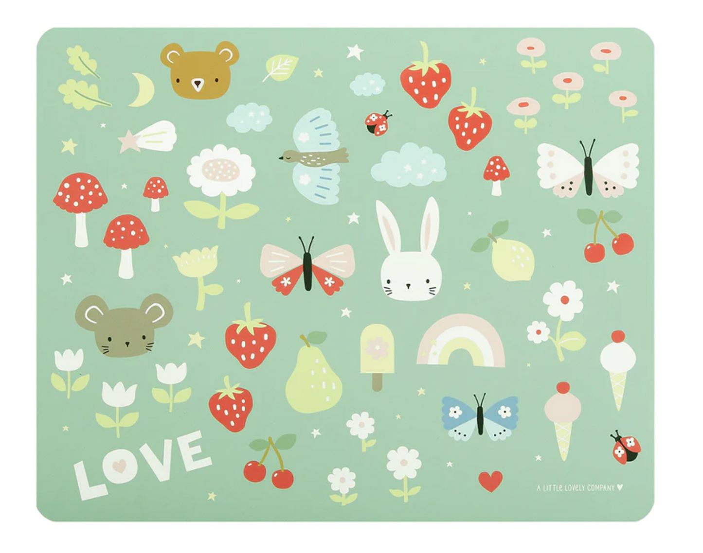 A Little Lovely Company Joy -ruokailualusta