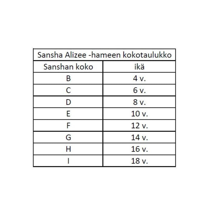Sansha Alizee -lasten balettihame, taivaan sininen