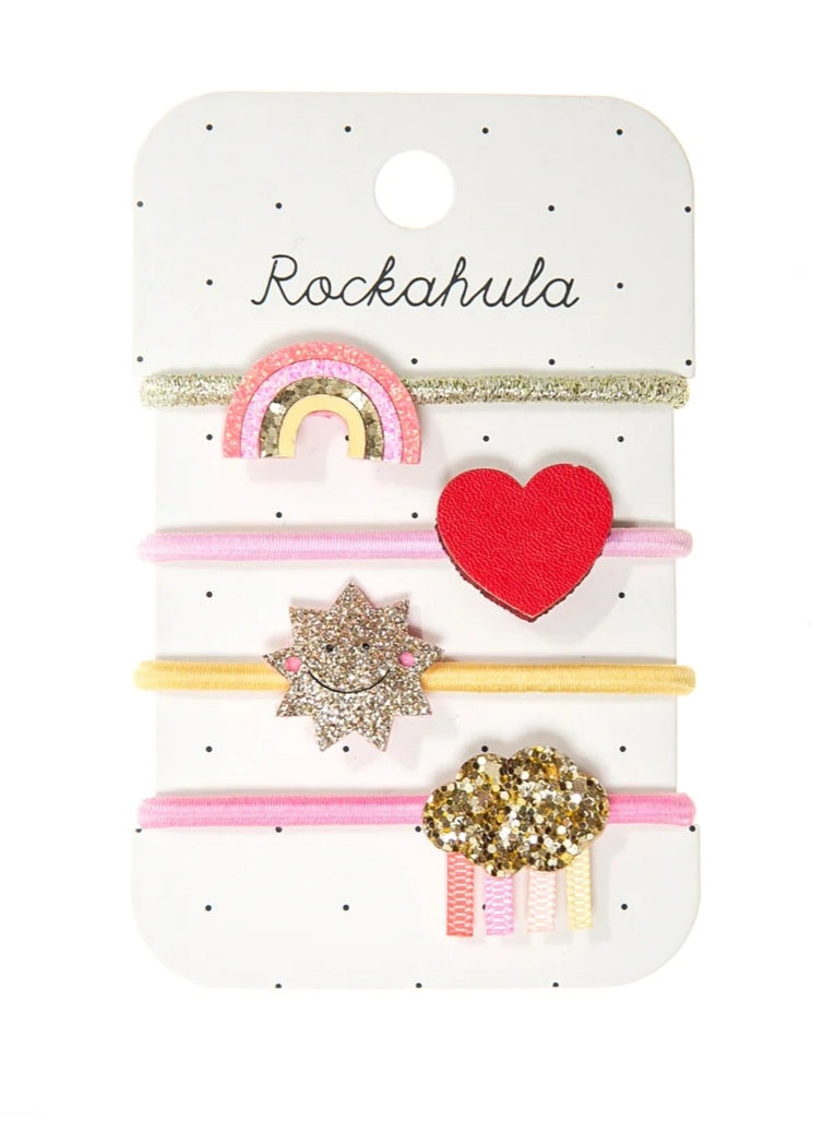 Rockahula, värikkäät sateenkaariponnarit