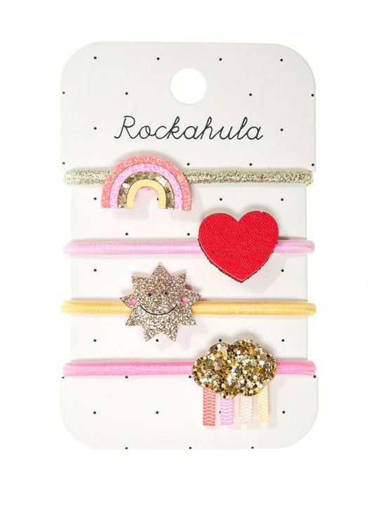 Rockahula, värikkäät sateenkaariponnarit