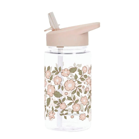 A Little Lovely Company Blossoms -juomapullo, pinkki
