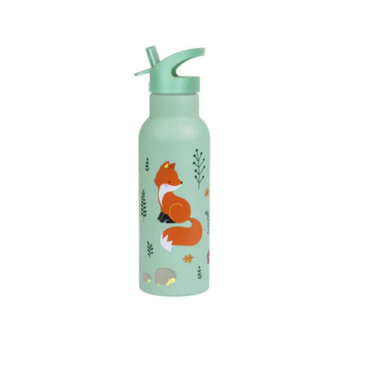 A Little Lovely Company Forest Friends -juomapullo metallia, XL