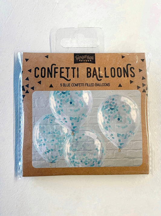 Ginger Ray, siniset konfetti-ilmapallot