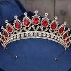 Igris, barokkikruunu, punainen