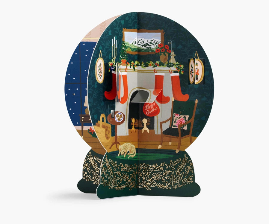 Snow Globe -Adventtikalenteri, Rirle Paper CO.