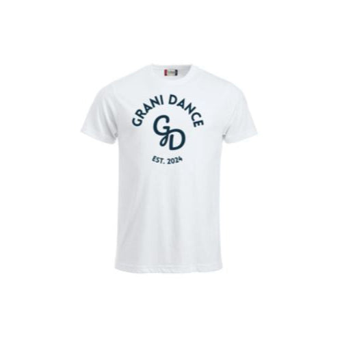 Grani Dance aikuisten t-paita, valkoinen