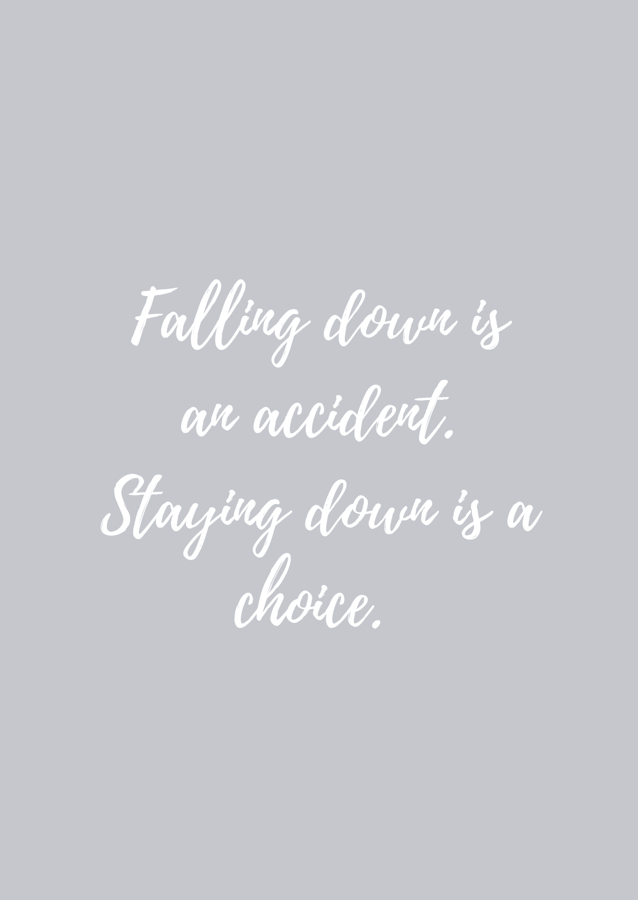 Igris, Choice -quote, harmaa