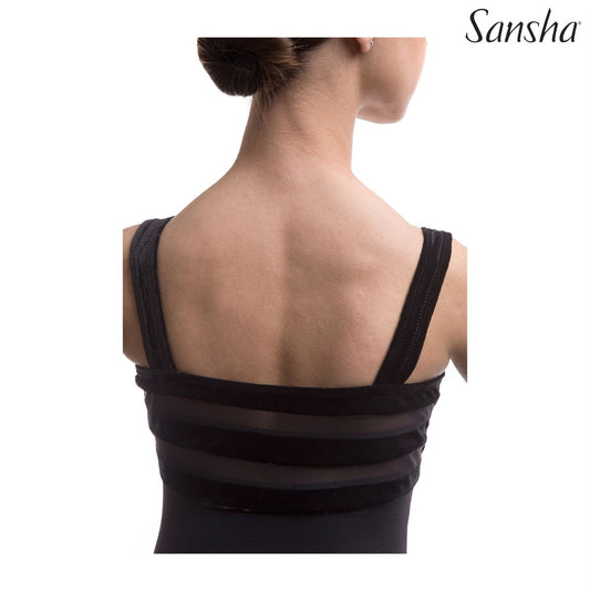 Sansha, musta balettipuku, Bridla