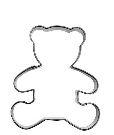 Keksimuotti, nalle, 6 cm