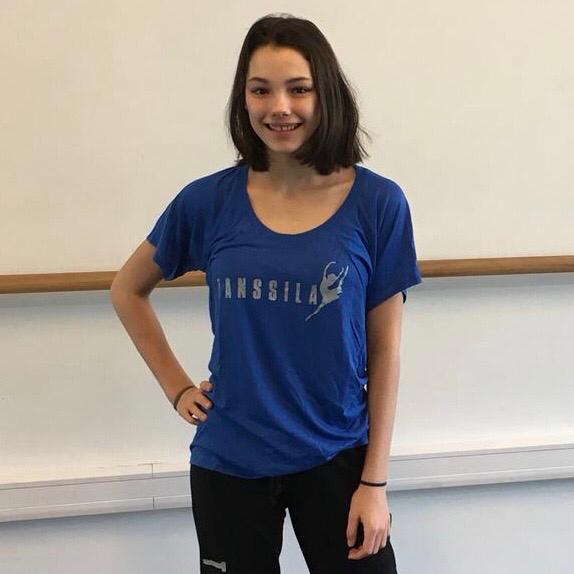 Tanssila, sininen T-paita