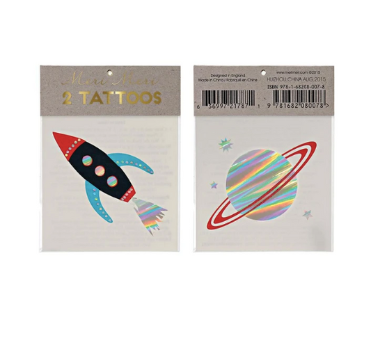 Meri Meri, siirtotatuointi, avaruus