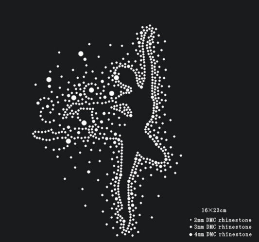 Timanttiballerina kankaalle