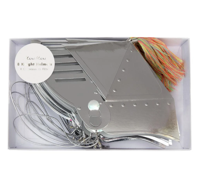 Meri Meri, juhlahatut, ritarin kypärät