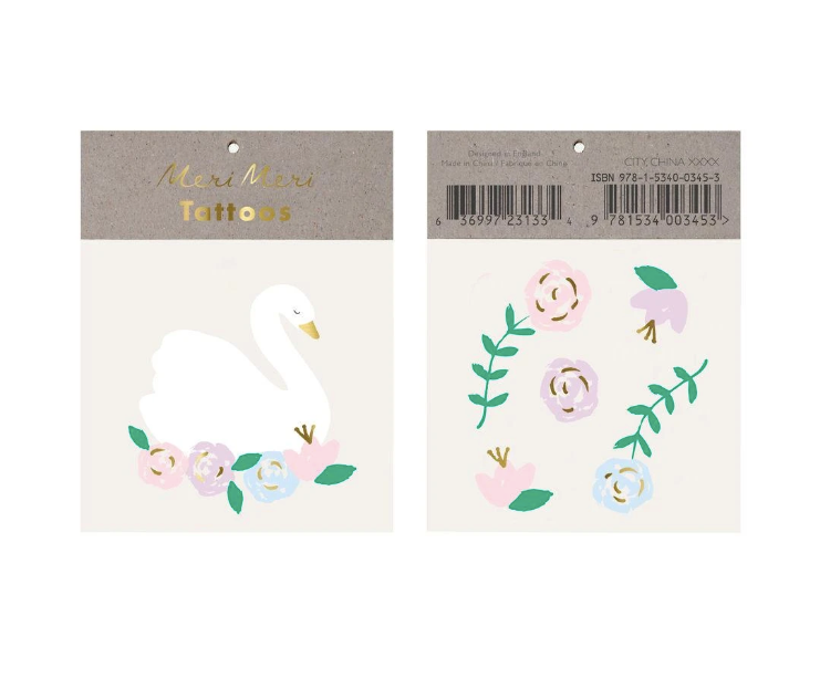 Meri Meri, siirtotatuoinnit, joutsen