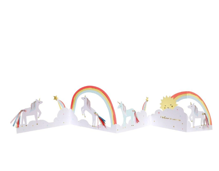 Meri Meri, taitettava yksisarviskortti