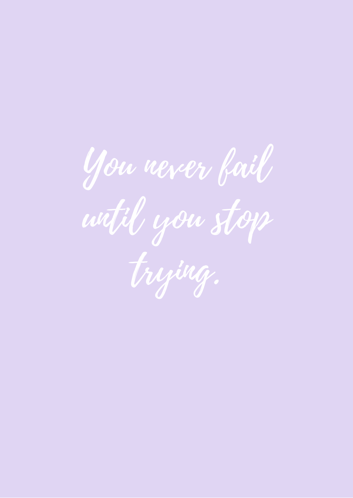 Igris, You never fail -quote, violetti