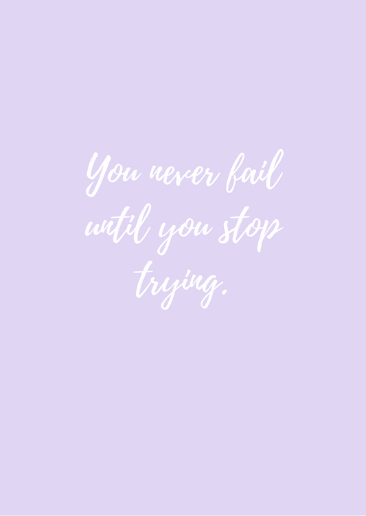 Igris, You never fail -quote, violetti