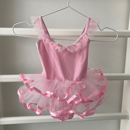 Sansha Annis -lasten vaaleanpunainen tyllimekko