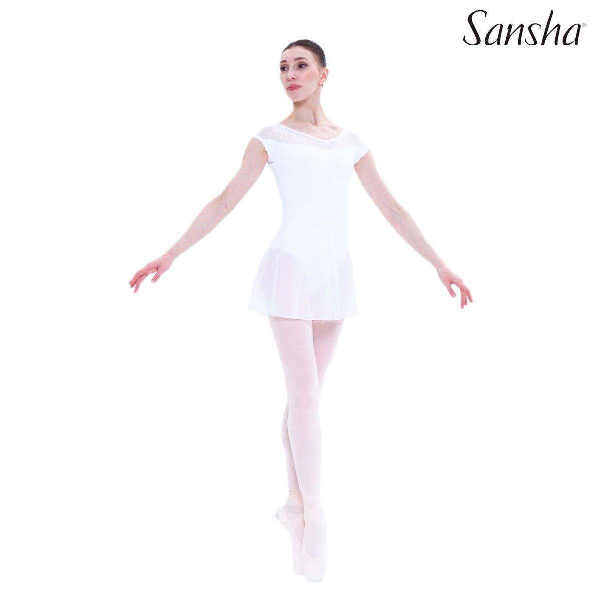 Sansha, Zinnia -balettipuku, valkoinen