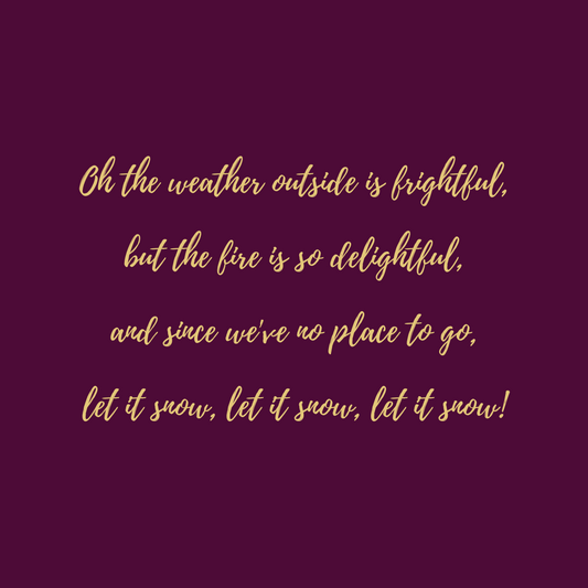 Igris, Let it snow -quote, joulukortti