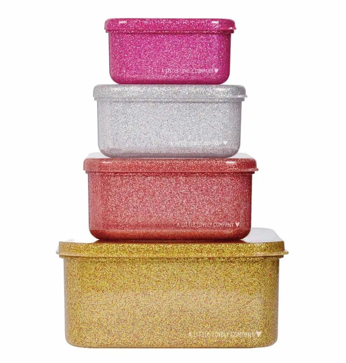 Eväsrasiat, 4 erilaista, glitter