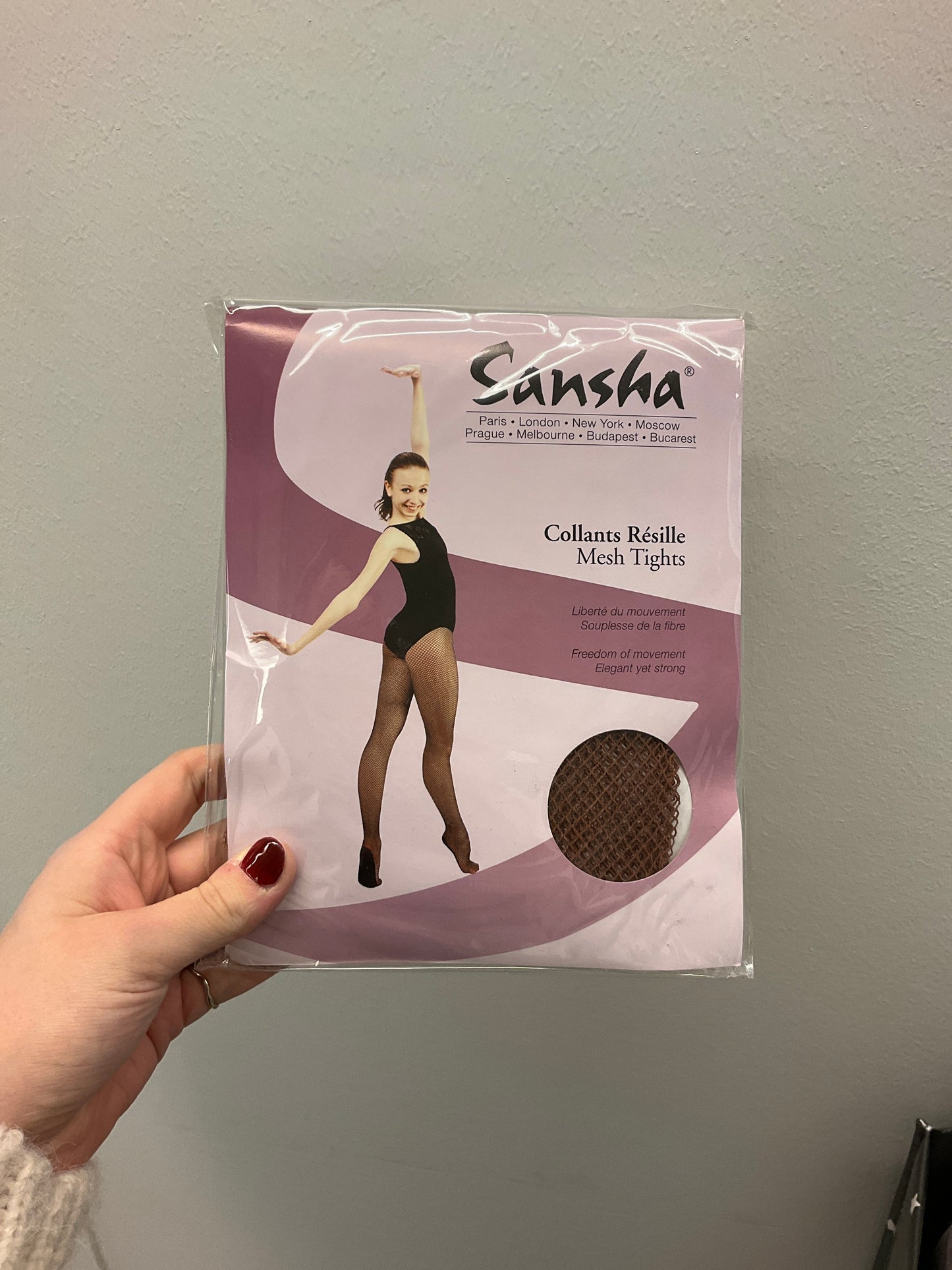 Sansha, Toast/ruskeat verkkosukkahousut