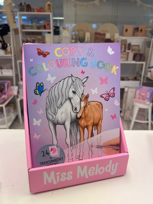 Miss Melody, Copy & Color Värityskirja hevoset