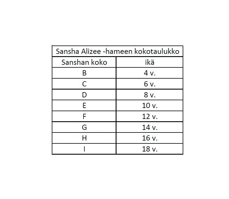 Sansha Alizee -lasten balettihame, lila