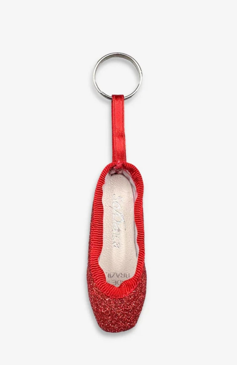 SoDanca, avaimenperä, punainen glitter