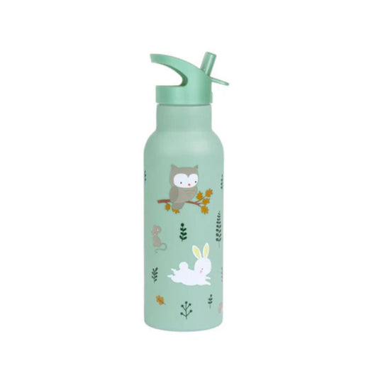 A Little Lovely Company Forest Friends -juomapullo metallia, XL