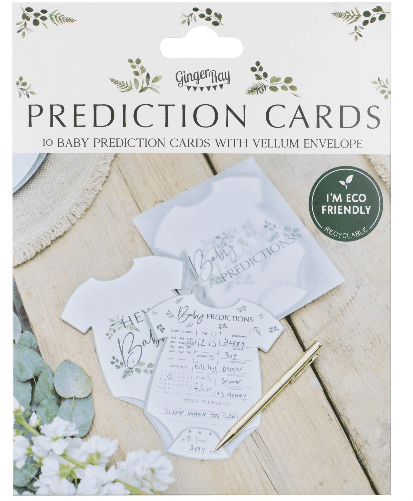 Ginger Ray, Hey Baby arvauskortit - igris.fi