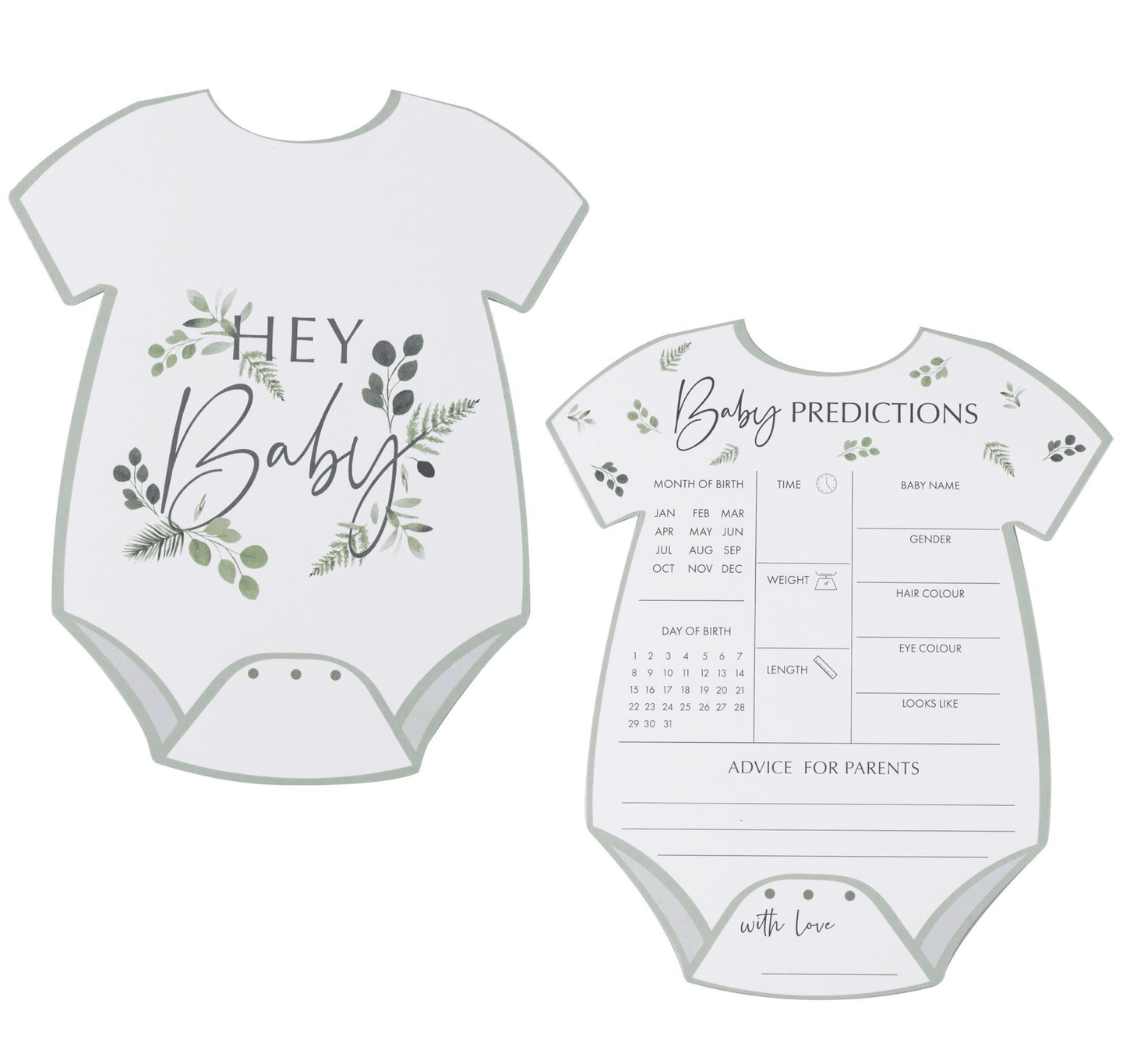 Ginger Ray, Hey Baby arvauskortit - igris.fi