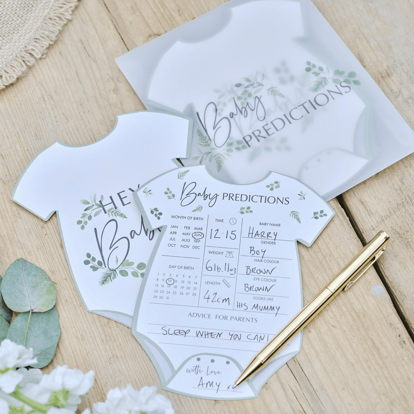 Ginger Ray, Hey Baby arvauskortit - igris.fi