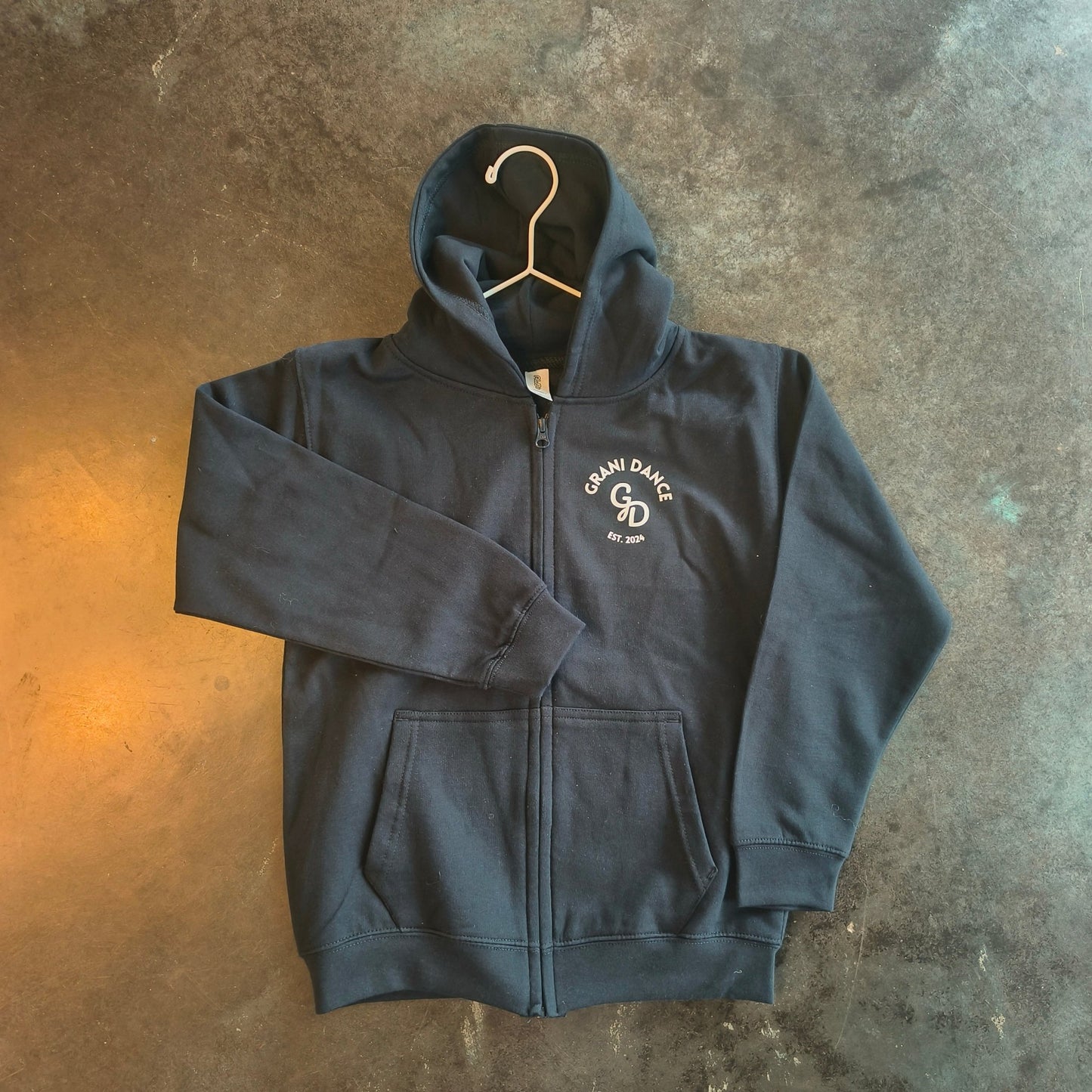 Grani Dance, aikuisten vetoketjuhuppari tumman sininen - igris.fi