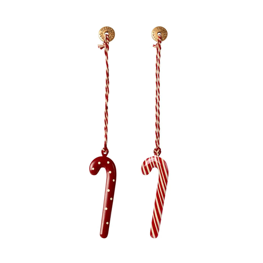 Maileg, metallinen joulukuusenkoriste, polkkakarkki