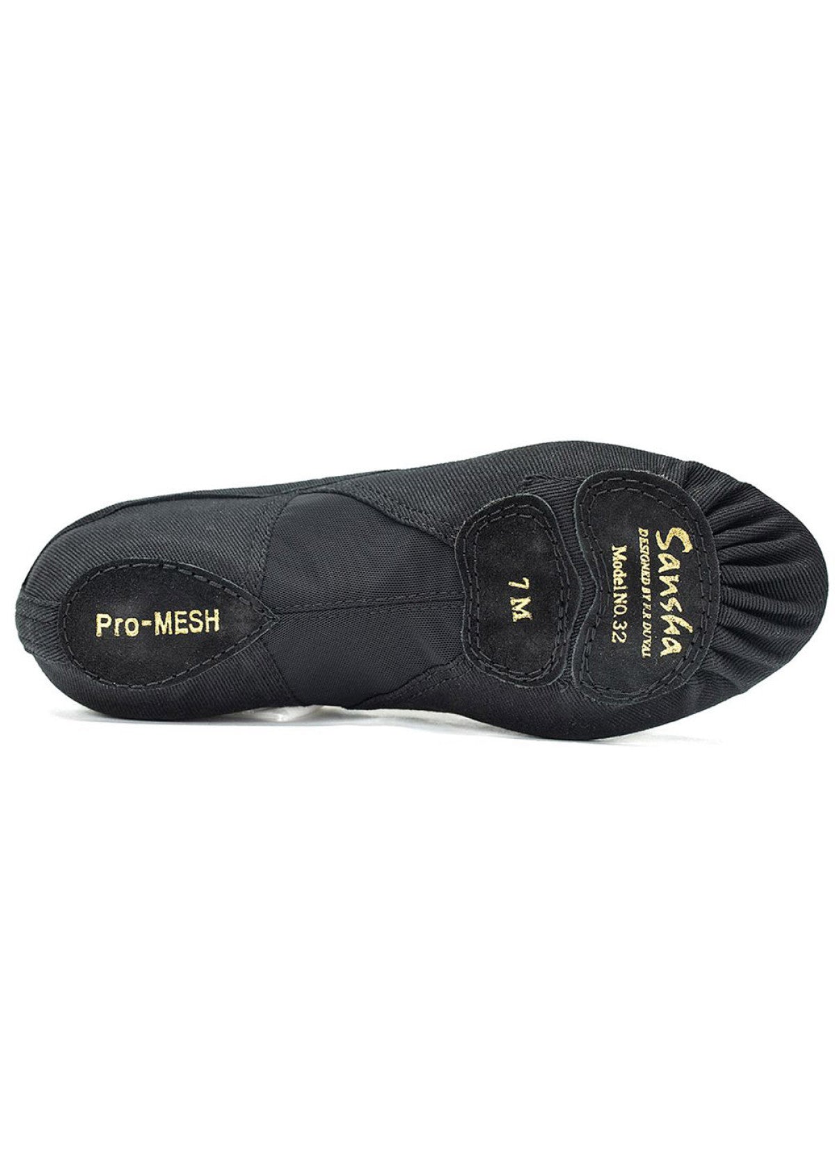 Sansha Pro Mesh -balettitossut, musta