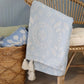 Chic Antique, torkkupeitto, vaaleansininen