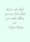 Igris, Edgar Degas -quote, mintun vihreä