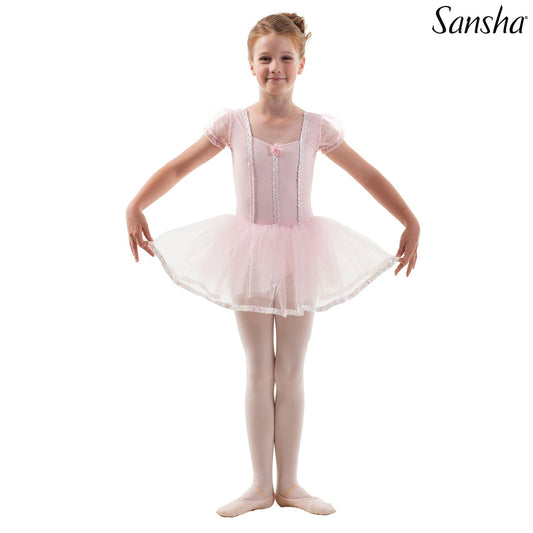 Sansha, lasten vaaleanpunainen balettiasu, Fidelity