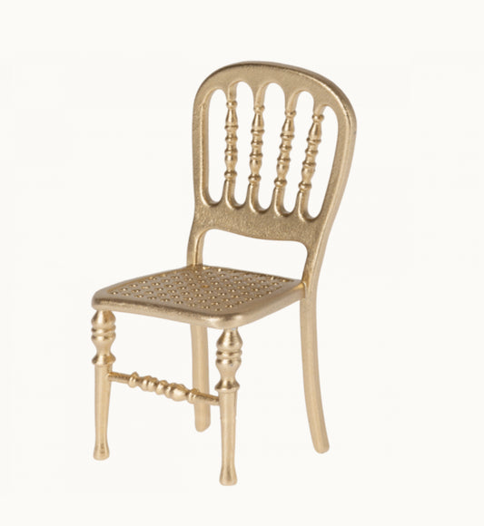 Maileg, hiirten kultainen tuoli